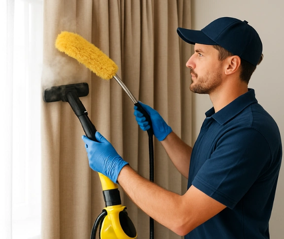 Trusted blind cleaning technician Matty Curtain Cleaning the-basin-vic QLD