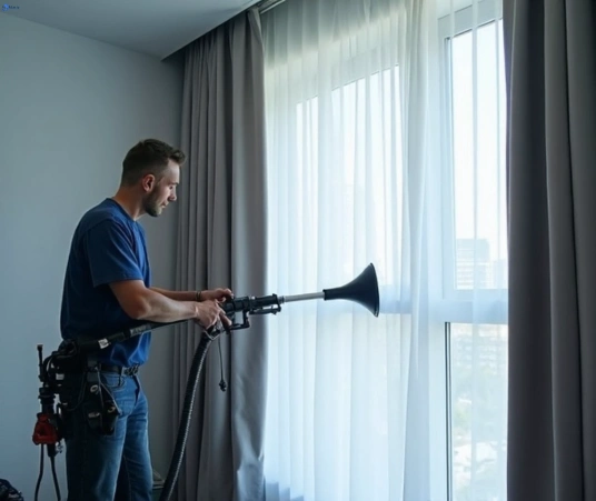 Professional drapes cleaning process tools Matty Curtain Cleaning the-basin-vic